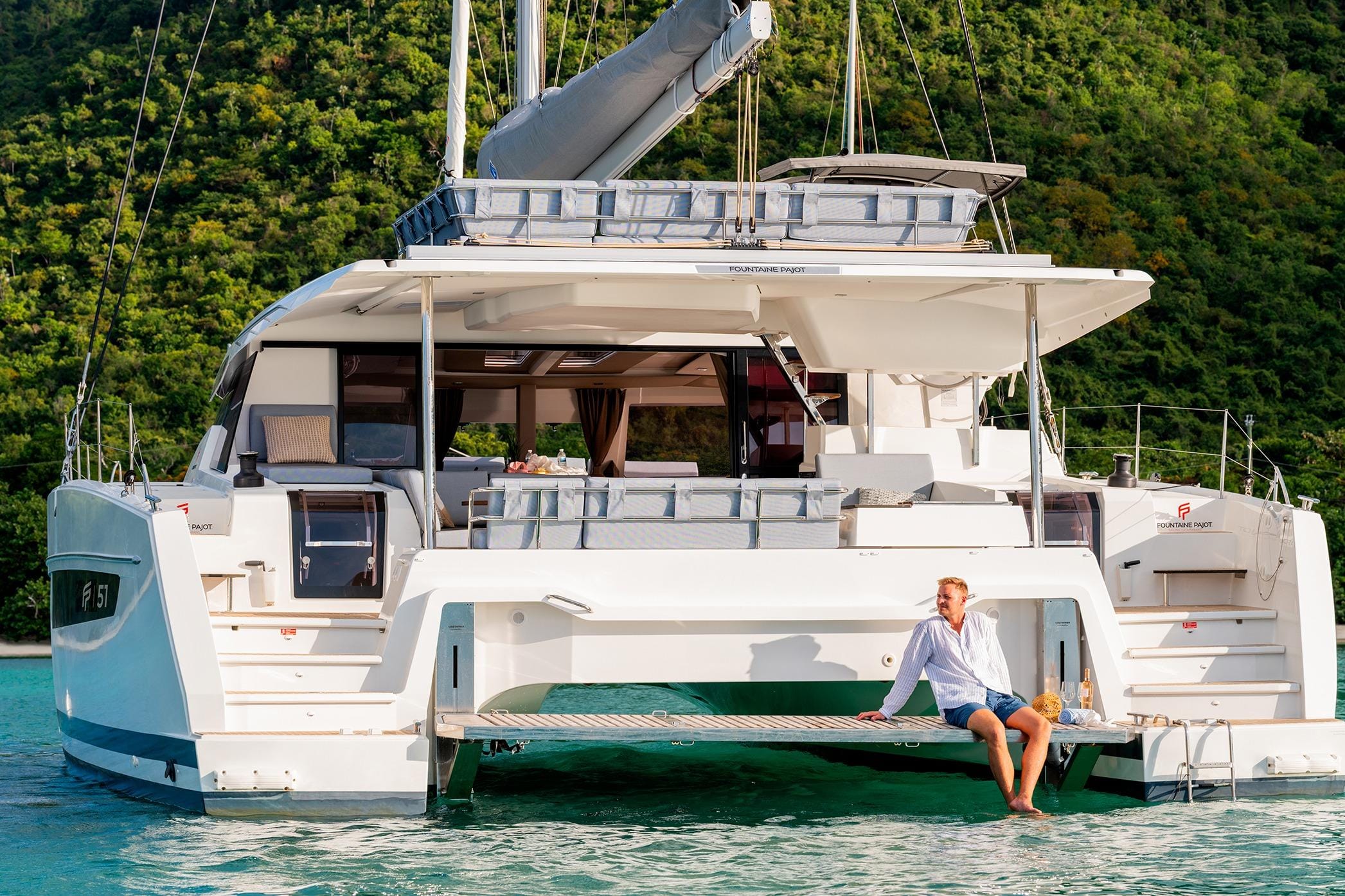 Fountaine Pajot Aura 51 catamaran in Paros