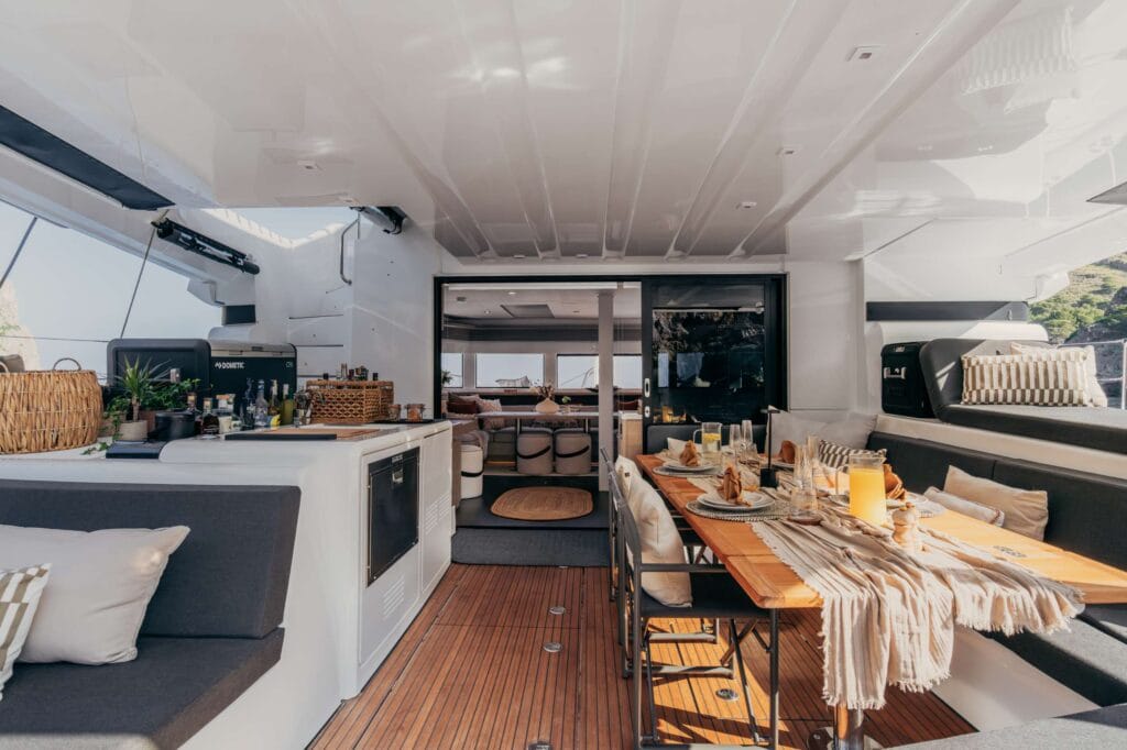 Lagoon 55 catamaran in Paros